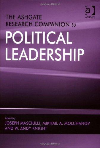 The Ashgate Research Companion to Political Leadership 