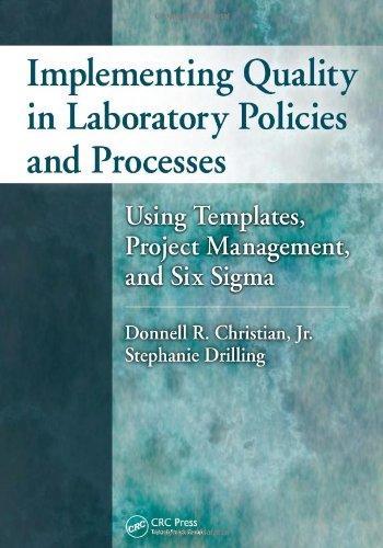 Implementing Quality in Laboratory Policies and Processes: Using Templates, Project Management, and Six Sigma