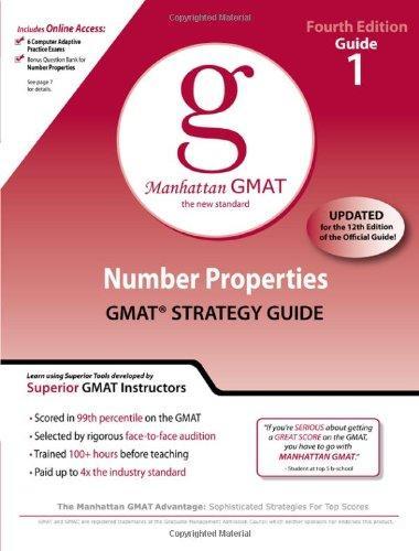 Number Properties GMAT Strategy Guide, 4th Edition (Manhattan GMAT Preparation Guides) 