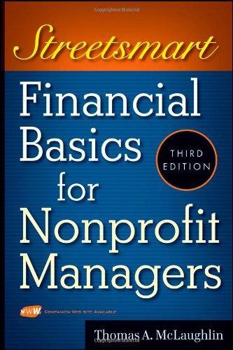 Streetsmart Financial Basics for Nonprofit Managers 