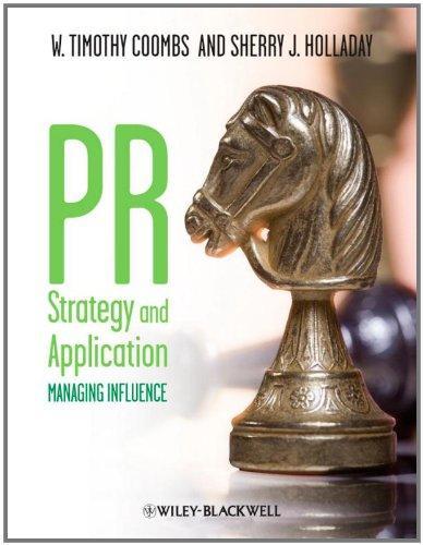 PR Strategy and Application: Managing Influence