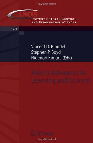 Recent Advances in Learning and Control (Lecture Notes in Control and Information Sciences) 