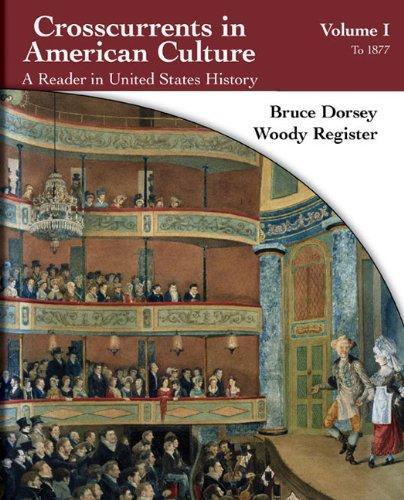 Crosscurrents in American Culture: A Reader in United States History, Volume I: To 1877 