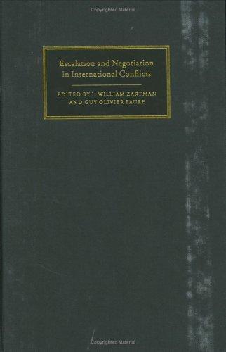 Escalation and Negotiation in International Conflicts