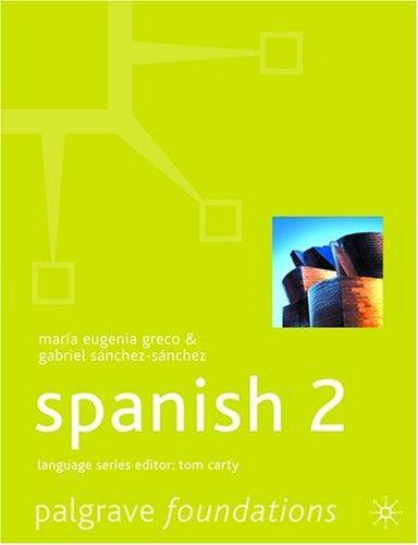 Foundations Spanish 2 (Foundation Languages) (English and Spanish Edition) 