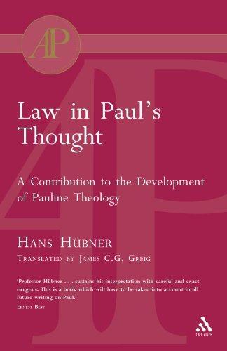 Law in Paul's Thought (Academic Paperback) 