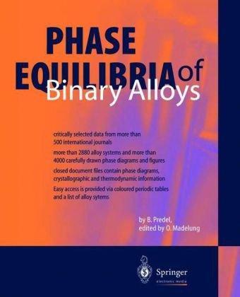 Phase Equilibria Of Binary Alloys