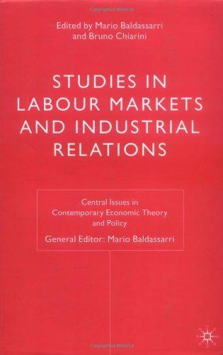 Studies in Labour Markets and Industrial Relations (Central Issues in Contemporary Economic Theory and Policy) 