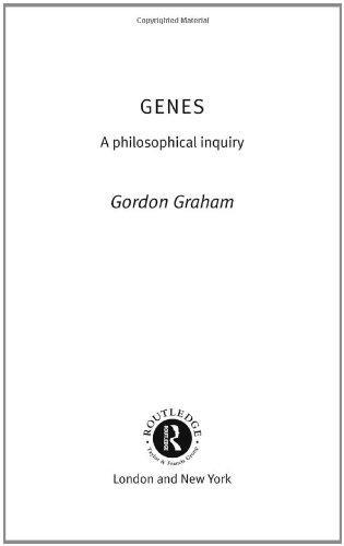 Genes: A Philosophical Inquiry 