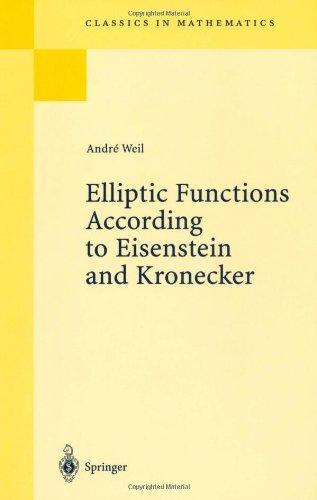 Elliptic Functions According to Eisenstein and Kronecker
