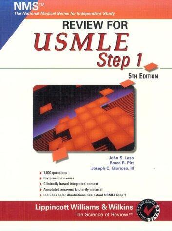 Review for Usmle: United States Medical Licensing Examination, Step 1 (National Medical Series for Independent Study) 