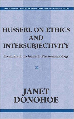 Hussel on Ethics and Intersubjectivity