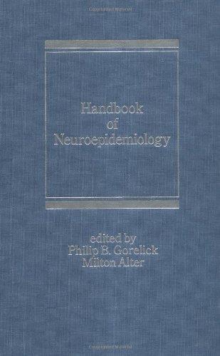 Handbook of Neuroepidemiology (Neurological Disease and Therapy)