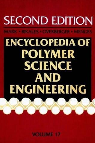 Transitions and Relaxations to Zwitterionic Polymerization, Volume 17, Encyclopedia of Polymer Science and Engineering, 2nd Edition 