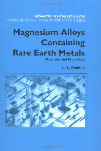 Magnesium Alloys Containing Rare Earth Metals: Structure and Properties