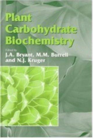 Plant Carbohydrate Biochemistry (Society for Experimental Biology)