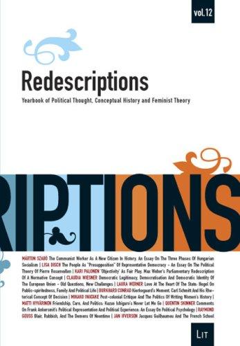 Redescriptions: Yearbook of Political Thought, Conceptual History and Feminist Theory