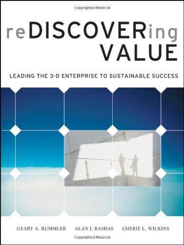 Rediscovering Value: Leading the 3-D Enterprise to Sustainable Success 