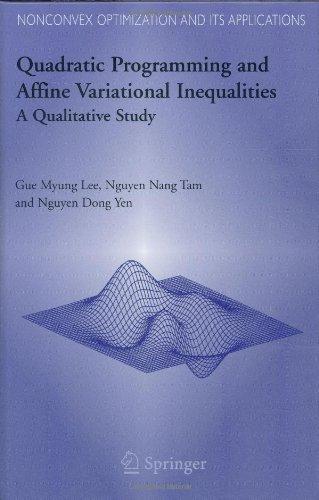 Quadratic Programming and Affine Variational Inequalities: A Qualitative Study