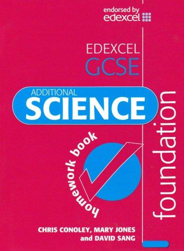  Edexcel Gcse Science Additional Foundation Homework Book 