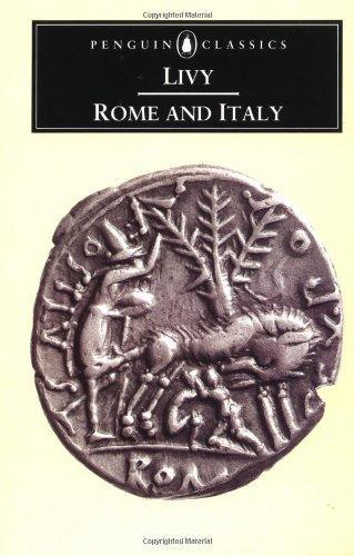 Rome and Italy: Books VI-X of the History of Rome from its Foundation (Penguin Classics) (Bks.6-10)