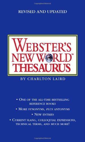 Webster's New World Thesaurus : Third Edition 