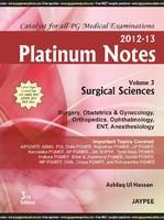 Platinum Notes: Surgical Sciences (Volume - 3)