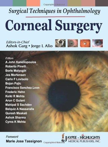 Surgical Techniques in Ophthalmology Corneal Surgery