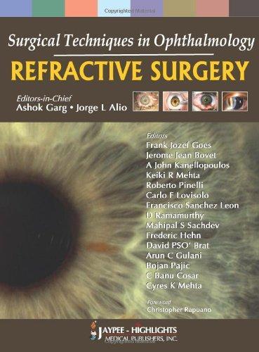 Surgical Techniques in Ophthalmology; Refractive Surgery