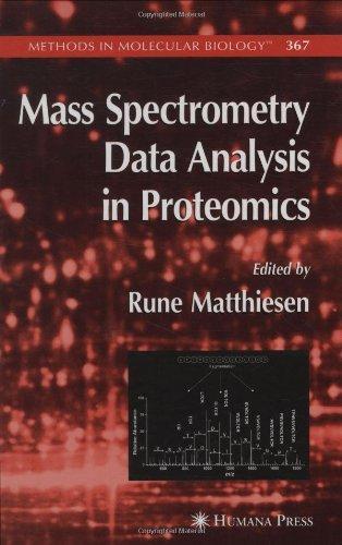 Mass Spectrometry Data Analysis in Proteomics (Methods in Molecular Biology, Vol. 367)