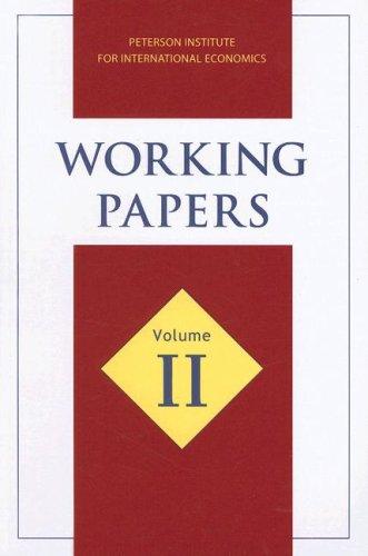 Working Papers, Volume 2