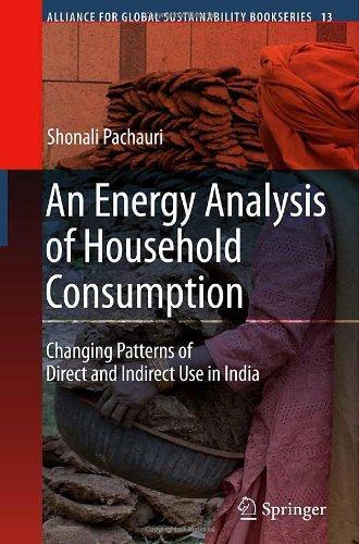 An Energy Analysis of Household Consumption: Changing Patterns of Direct and Indirect Use in India