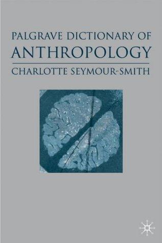 Mac Dict Anthropology Pr (Dictionary)