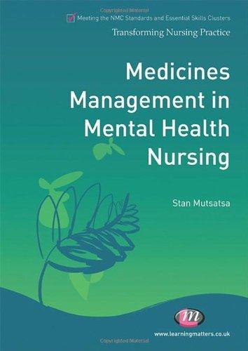 Medicines Management in Mental Health Nursing