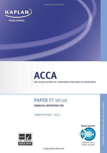 Acca Paper F7 Int