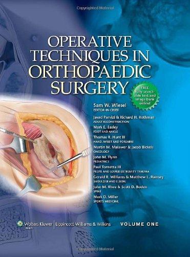 Operative Techniques in Orthopaedic Surgery (4 Volume Set) 