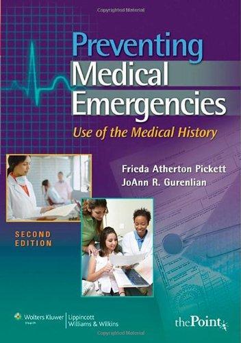 Preventing Medical Emergencies: Use of the Medical History