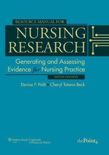 Resource Manual for Nursing Research: Generating and Assessing Evidence for Nursing Practice [With CDROM]