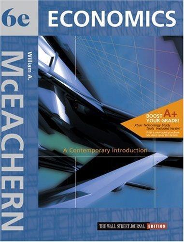 Economics: A Contemporary Introduction Wall Street Journal Edition with Xtra! CD-ROM and InfoTrac College Edition