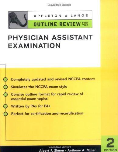 Appleton & Lange Outline Review for the Physician Assistant Examination