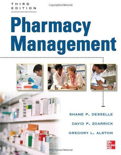 Pharmacy Management, Third Edition 