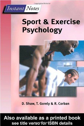 Lincoln Sports and Exercise Science Degree Pack: BIOS Instant Notes in Sport and Exercise Psychology 