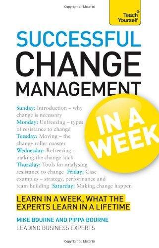 Successful Change Management In a Week A Teach Yourself Guide (Teach Yourself: General Reference) 