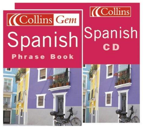 SPANISH PHRASE BOOK W/CD - COLLINS GEM