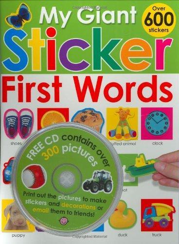 My Giant Sticker First Words (with CD)