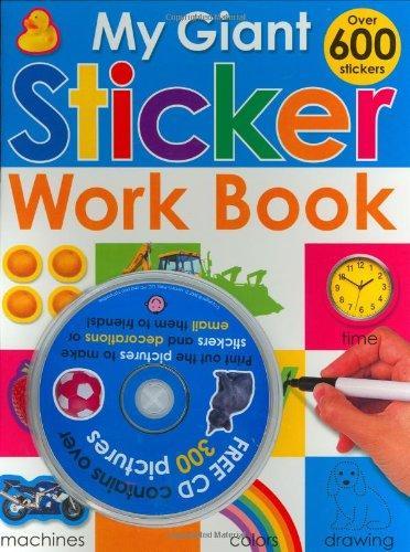 My Giant Sticker Work Book [With CDROM]