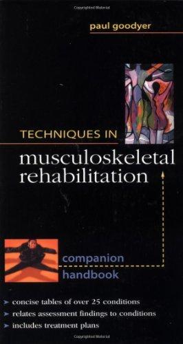 Techniques in Musculoskeletal Rehabilitation: Companion Handbook 