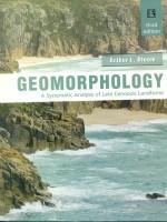Geomorphology: A Systematic Analysis Of Late Cenozoic Landforms