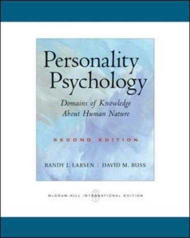 Personality Psychology: Domains of Knowledge About Human Nature 