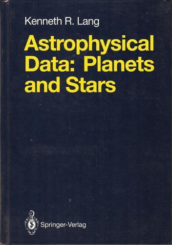 Astrophysical Data I: Planets and Stars 